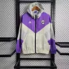 2023/2024 Arsenal Windbreaker Purple And White Jersey