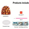 Pumpkin Diamond Dot Painting Ornament DIY Double Sided Acrylic Stand