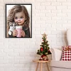 >SALE<5D DIY Full Round Drill Diamond Painting Sweet Girl Kit Home Decoration 30x40cm