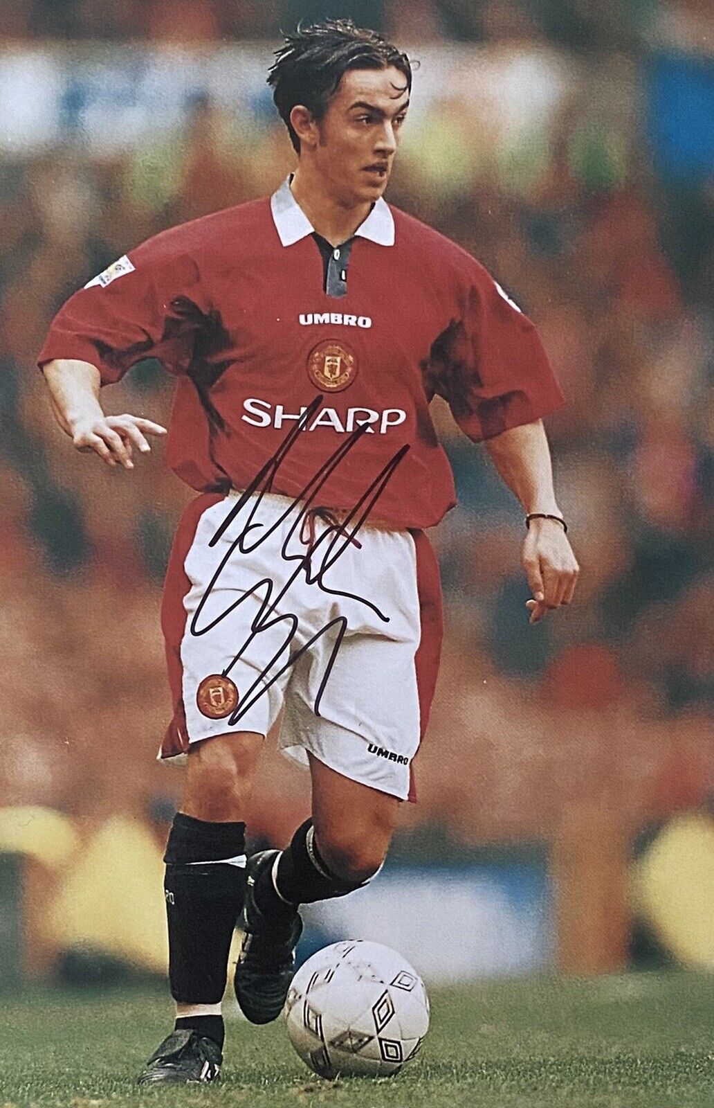 Michael Clegg Genuine Signed Manchester United 6X4 Photo Poster painting