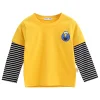 Kid Baby Boy Girl Cotton Cartoon Long Sleeve T-shirt