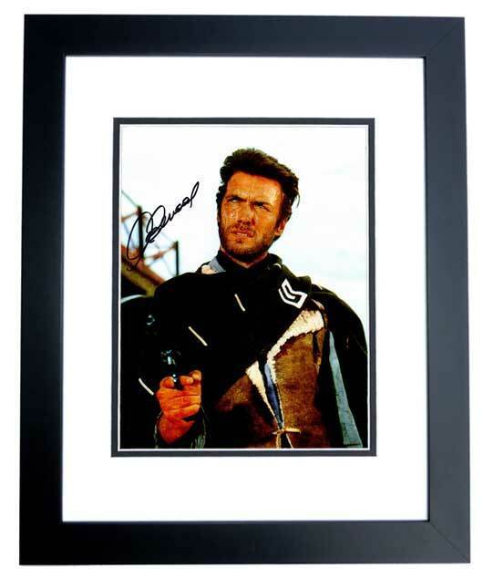 Clint Eastwood Signed - Autographed A Fist Full of Dollars 11x14 Photo Poster painting - FRAMED