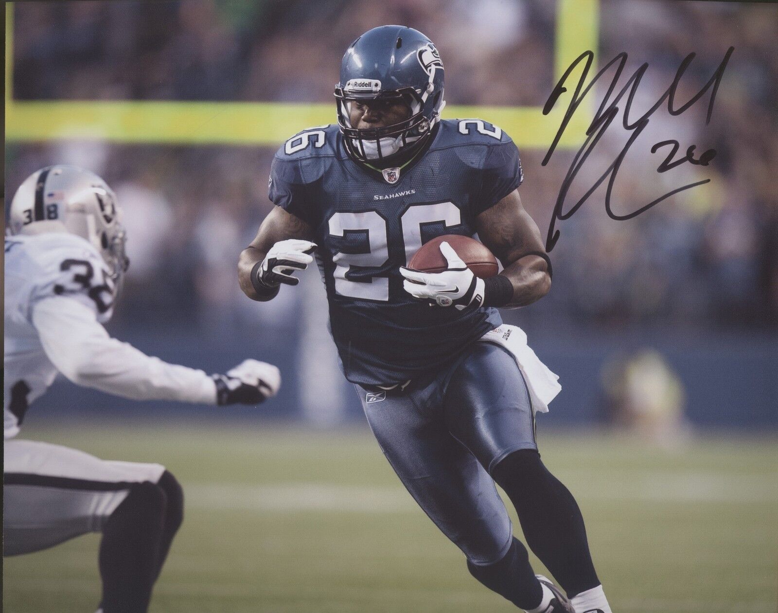 Michael Robinson 8x10 Autographed Signed AUTO Seahawks SB XLVIII Champion SPH 33