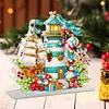 Acrylic Christmas Lighthouse Double Sided Diamond Painting Paper Towel Napkin Holder