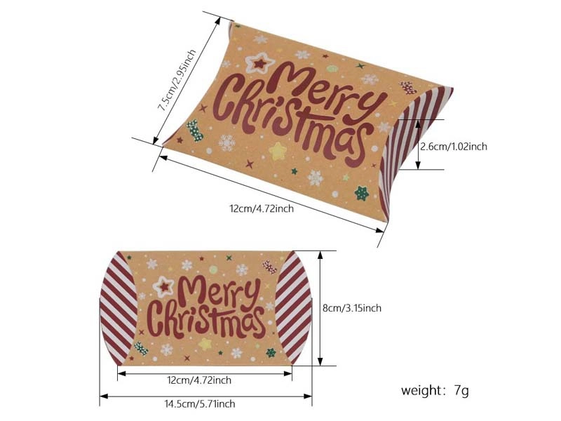 Christmas Cute Bell Snowman Elk Party Gift Wrapping Supplies