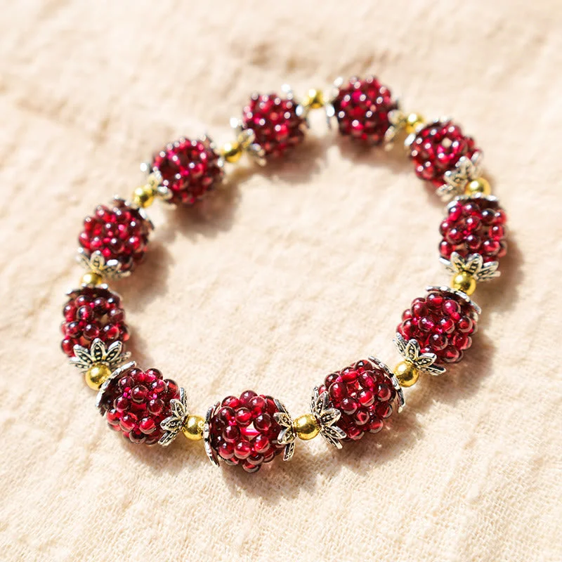 Natural Garnet Healing Bracelet