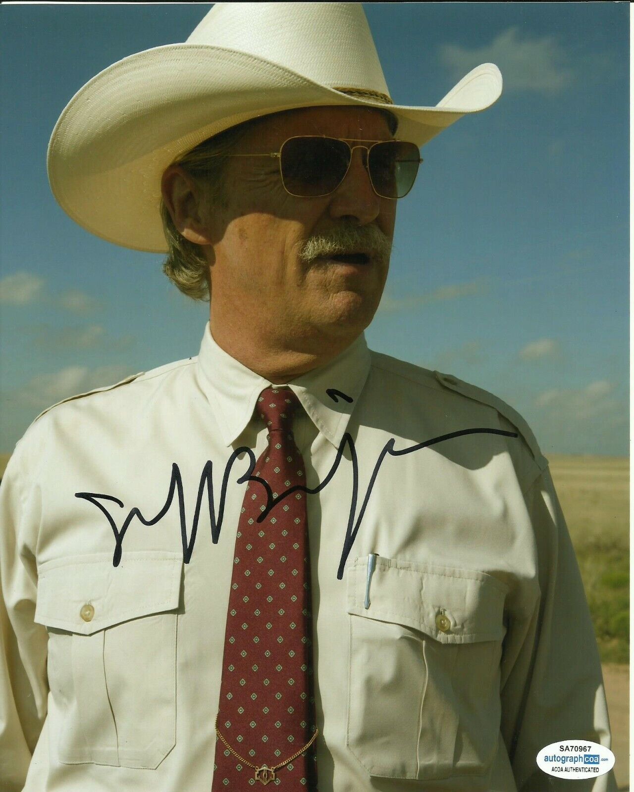 JEFF BRIDGES SIGNED HELL OR HIGH WATER Photo Poster painting UACC REG 242 ALSO ACOA CERTIFIED