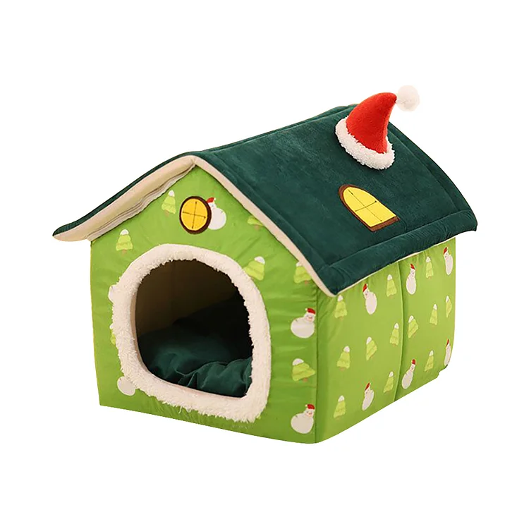 Christmas Pet Cat Bed House - JemaPet
