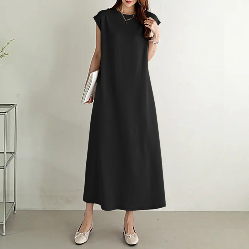 Summer Short Sleeve Solid Midi Dress Robe Femme Elegant Solid Work Party Sundress ZANZEA Women Casual Work OL Vestidos