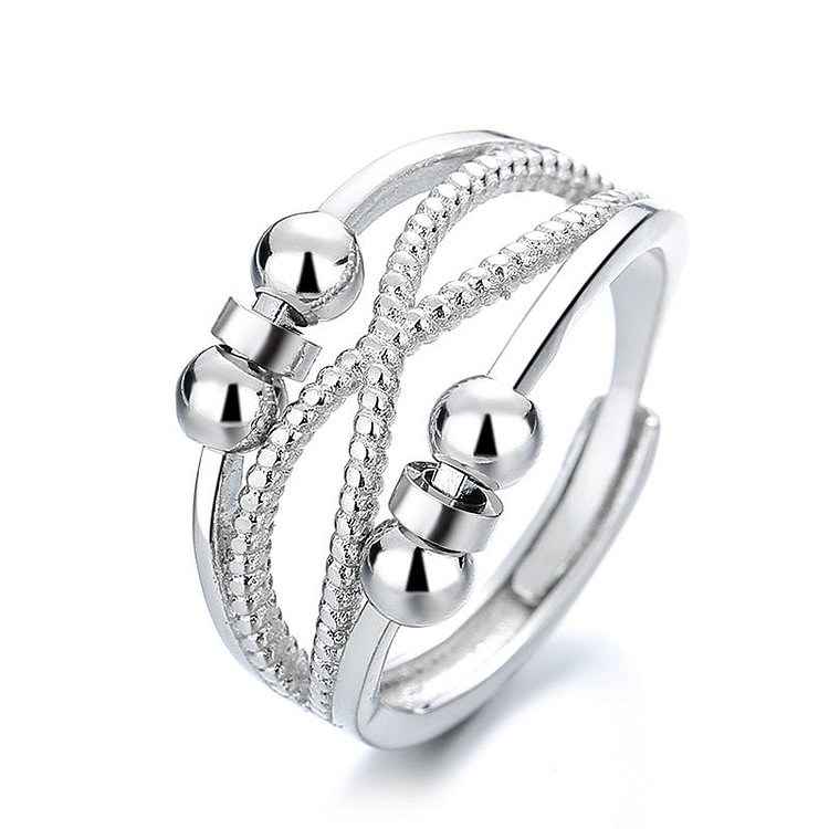 For Daughter - S925 It Can Drive Away Your Anxiety Infinity Fidget Ring