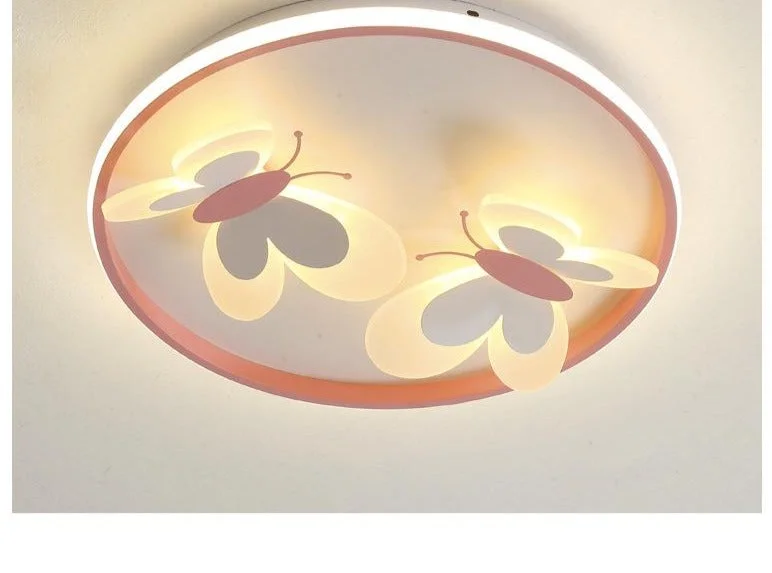 Nordic Children's Room Butterfly LED Lamp