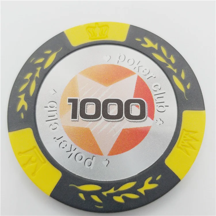 long read range rewritable 13.56mhz rfid casino chip with system