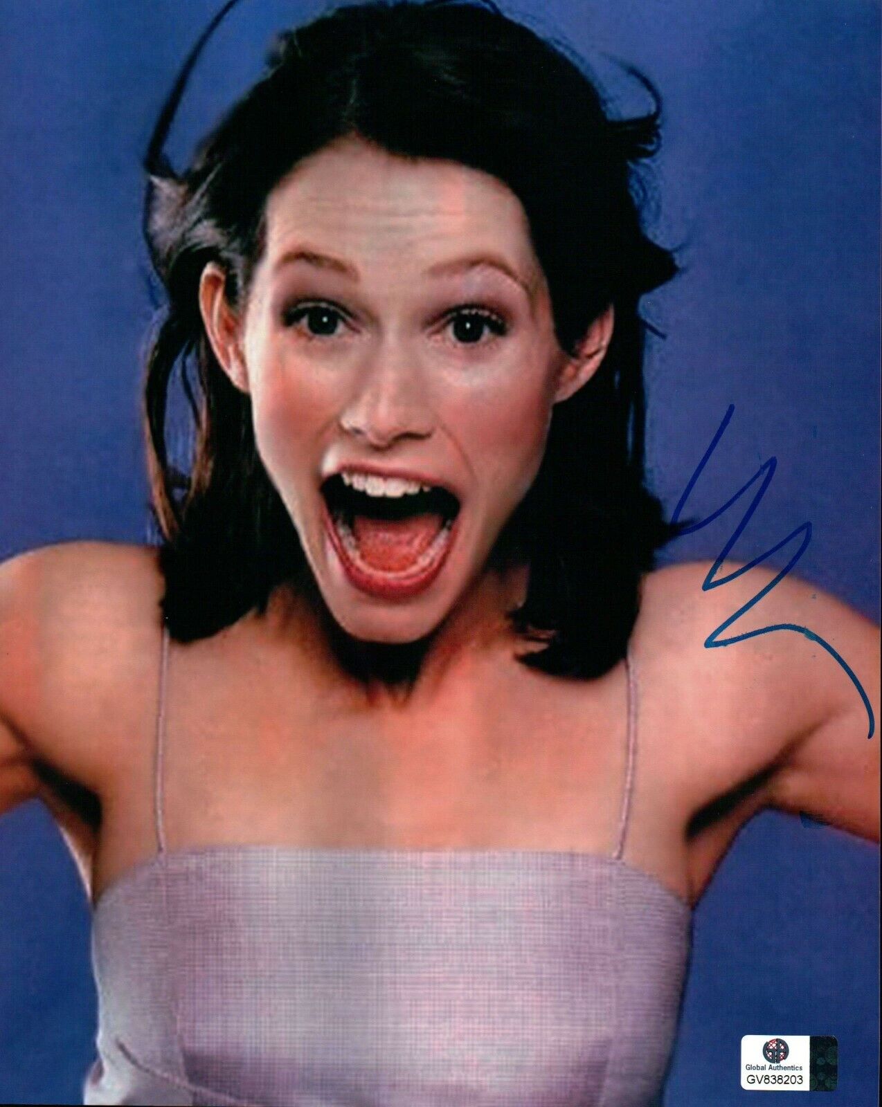 Meredith Monroe Signed Autographed 8X10 Photo Poster painting Sexy Screaming Close-Up GV838203