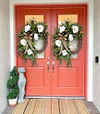 🌸Spring Hot Sale🔥Spring Farmhouse Rustic Magnolia Wreath-mysite-Adracos