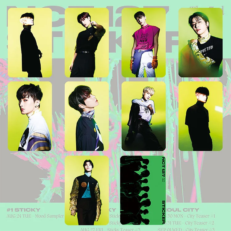 NCT 127 Sticker Album Photo Card