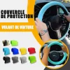 Couverture de protection de volant de voiture