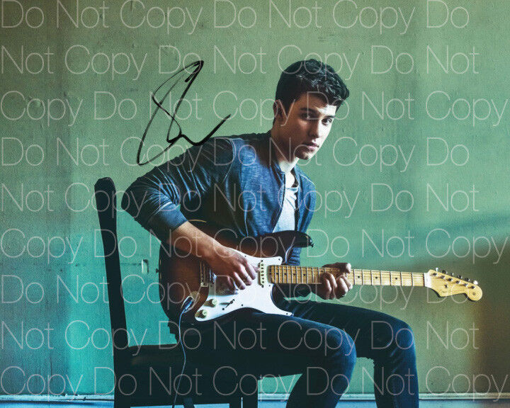 Shawn Mendes signed In My Blood sexy hot 8X10 Photo Poster painting picture poster autograph RP