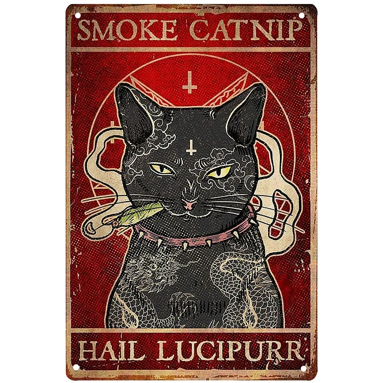 Cat - Vintage Tin Signs/Wooden Signs - 8*12Inch/12*16Inch