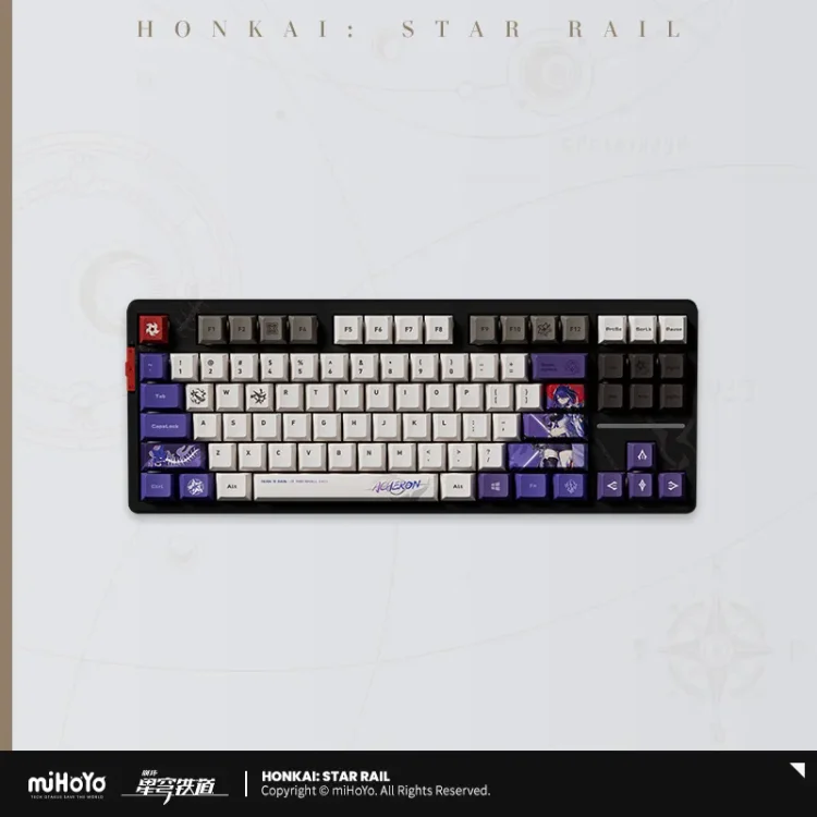 Acheron Backlit Mechanical Keyboard [Original Honkai Star Rail Official Merchandise]