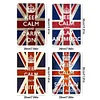 6PCS British Flag - Vintage Metal Signs Set - 20*30cm/30*40cm