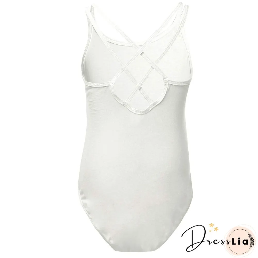 Ballet Leotards Cotton Ballet Dress Camisole Girls Ballet Dance Dancewear Gymnastics Leotard Strap Ballet Leotard Dress