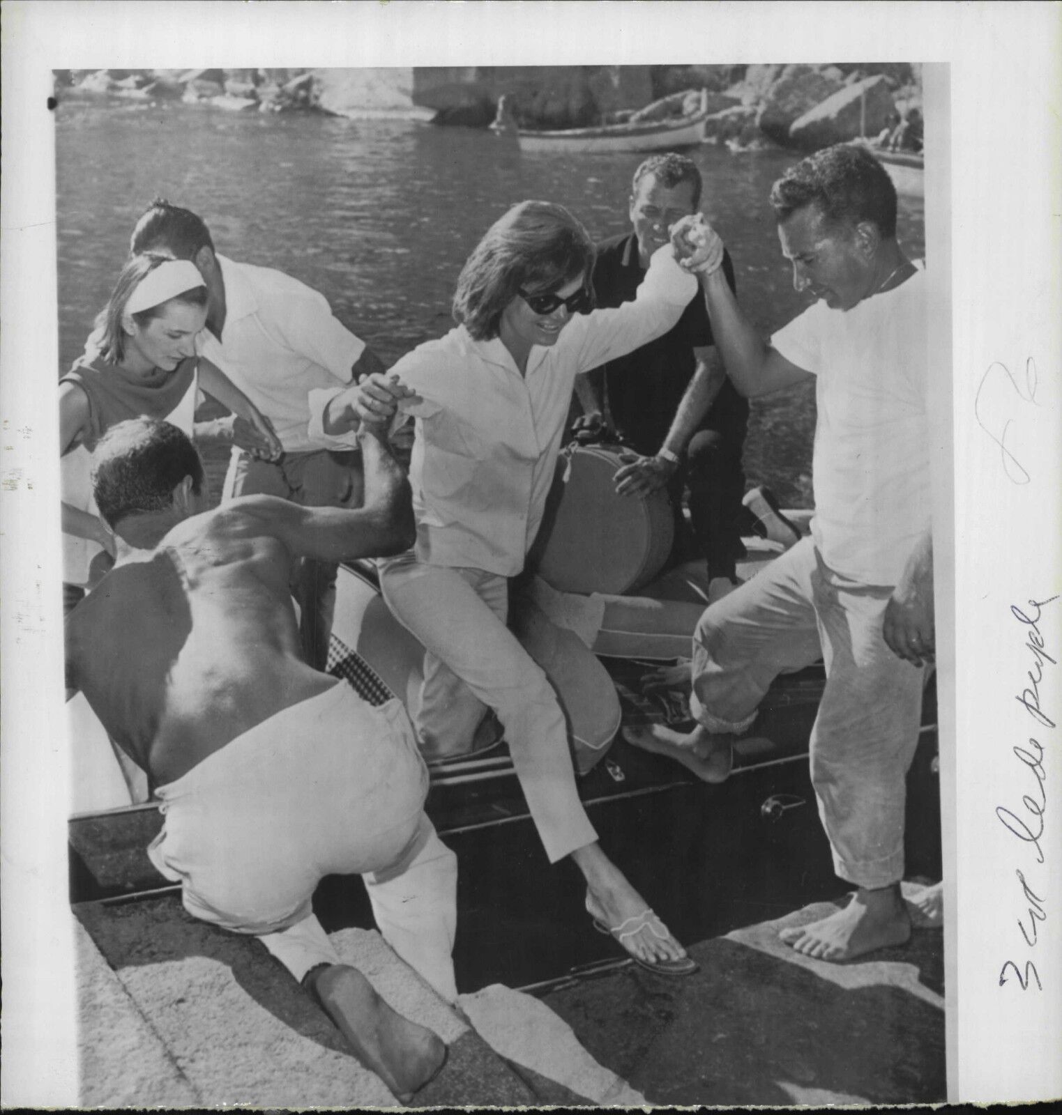 Jacqueline Kennedy & Children visits Italy Lot of 15 1962 Press Photo Poster paintings