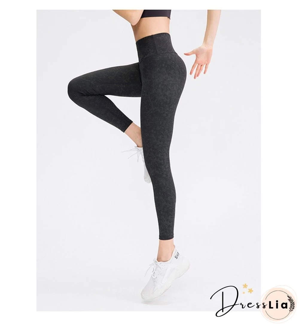Print Women' Yoga Pants High Waist High Elastic Sport Leggings Gym Clothing Yoga Push Up Legging Running Workout Seamless Tights
