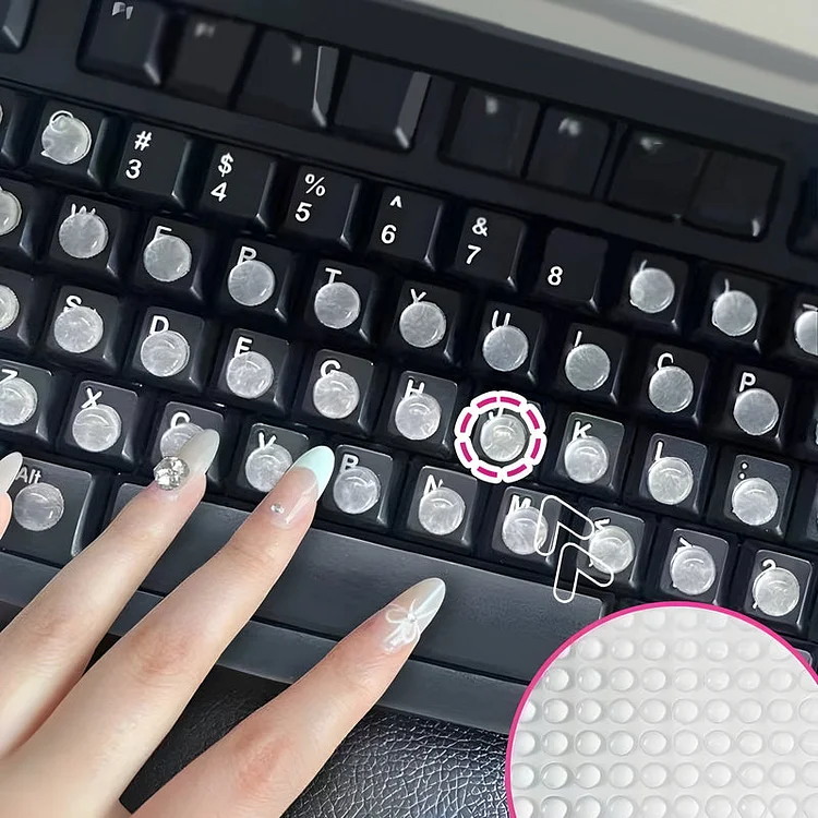 Self-Adhesive Clear Silicone Bumpers Set