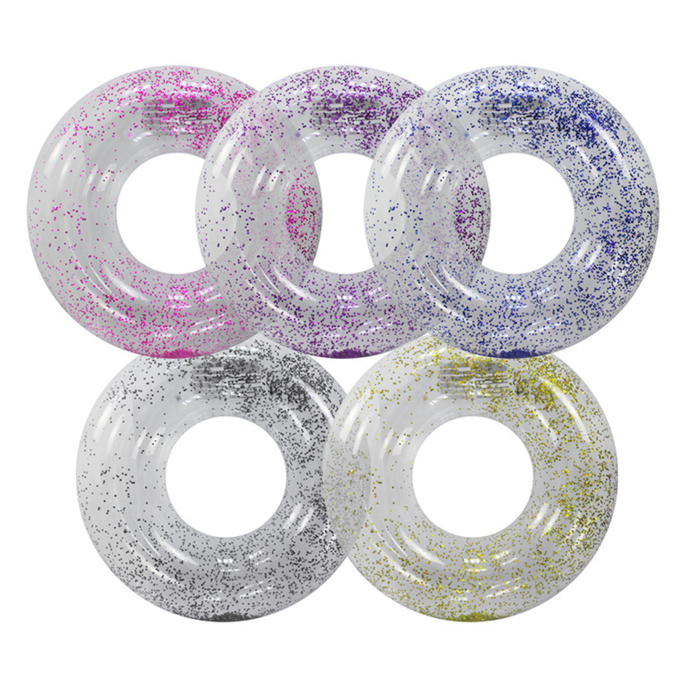 

Adult Sequined Swimming Ring Inflatable Armpit Swimming Circle Random Color, 501 Original