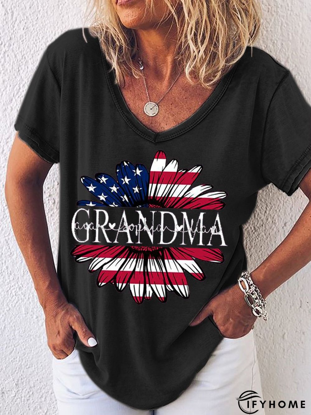 Comfortable Causal Grandma Women's T-Shirt | IFYHOME