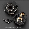 AMK TRX4 Brass Counterweight Black Coating Portal Axle Housing for 1/10 RC Crawler TRX6 TRX4 Upgrade Parts (6 in 1 Set)