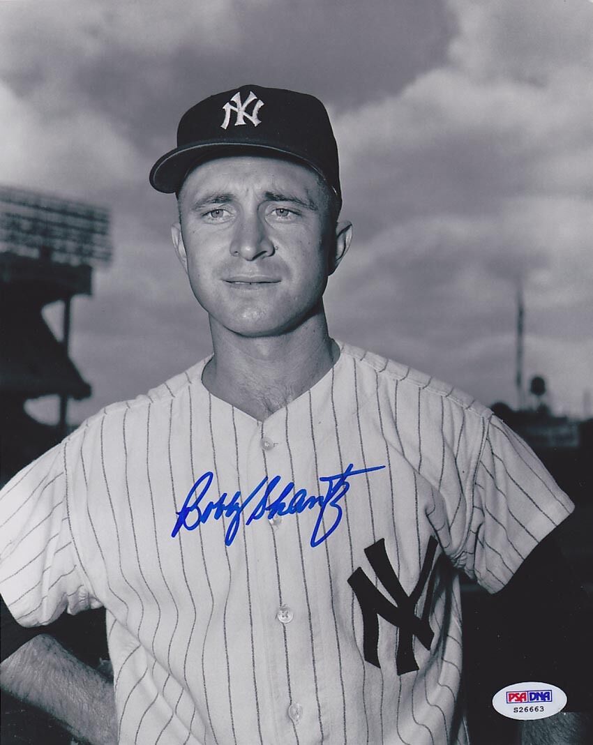 Bobby Shantz SIGNED 8x10 Photo Poster painting New York Yankees PSA/DNA AUTOGRAPHED