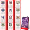 2027 New DIY Diamond Painting Flower Butterfly Desk Calendar Set 12-Month Flip Calendar Design Monthly Planner Office Desktop Decor