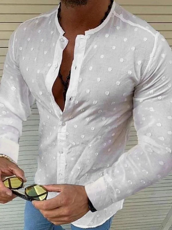 Chiffon Long Sleeve Casual Shirt