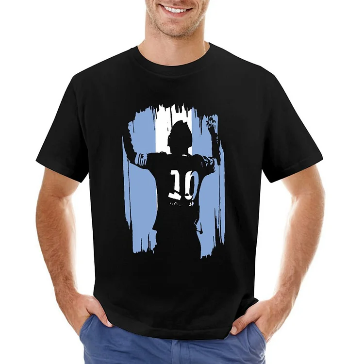 Lionel Messi Inspired World Champs Number 10 Men's T-shirt