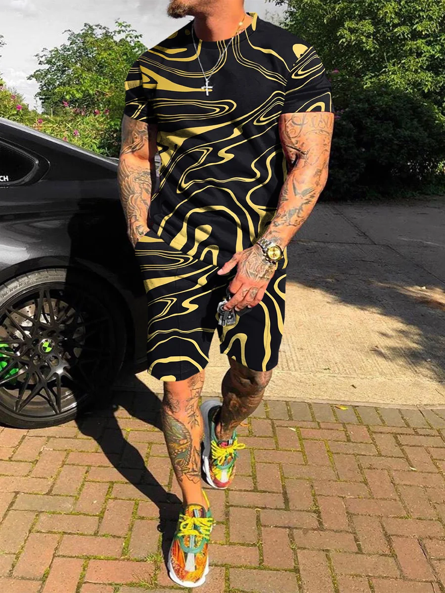 Men's Street Fashion Gilding Printed Casual Suit.jpg Men's Street Fashion Gilding Printed Casual Suit.jpg