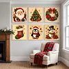 Christmas Needlepoint Kit 14CT Stamped Cross Stitch 30x30cm tapestrymarket