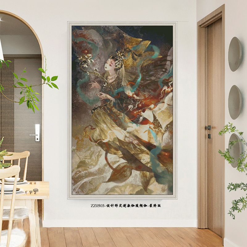 [ZZ0503-Jialing Pinjia]  Painting Fairy Cross Stitch