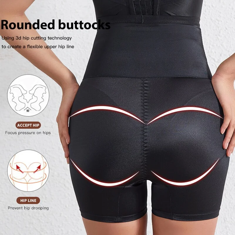 Billionm Women Shapewear High Waist Trainer Butt Lifter Panties Plus Size Slimming Body Shaper Tummy Control Panties Shaping Underwear