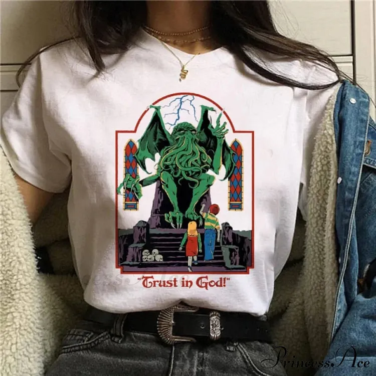 Satan Horror Demon Death Scary Devil Funny T-shirt