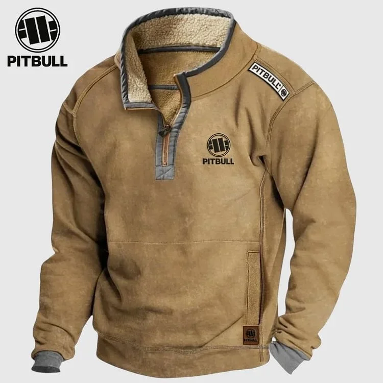 Kurtka jesienna PITBULL® z zamkiem błyskawicznym do połowy i podszewką z polaru