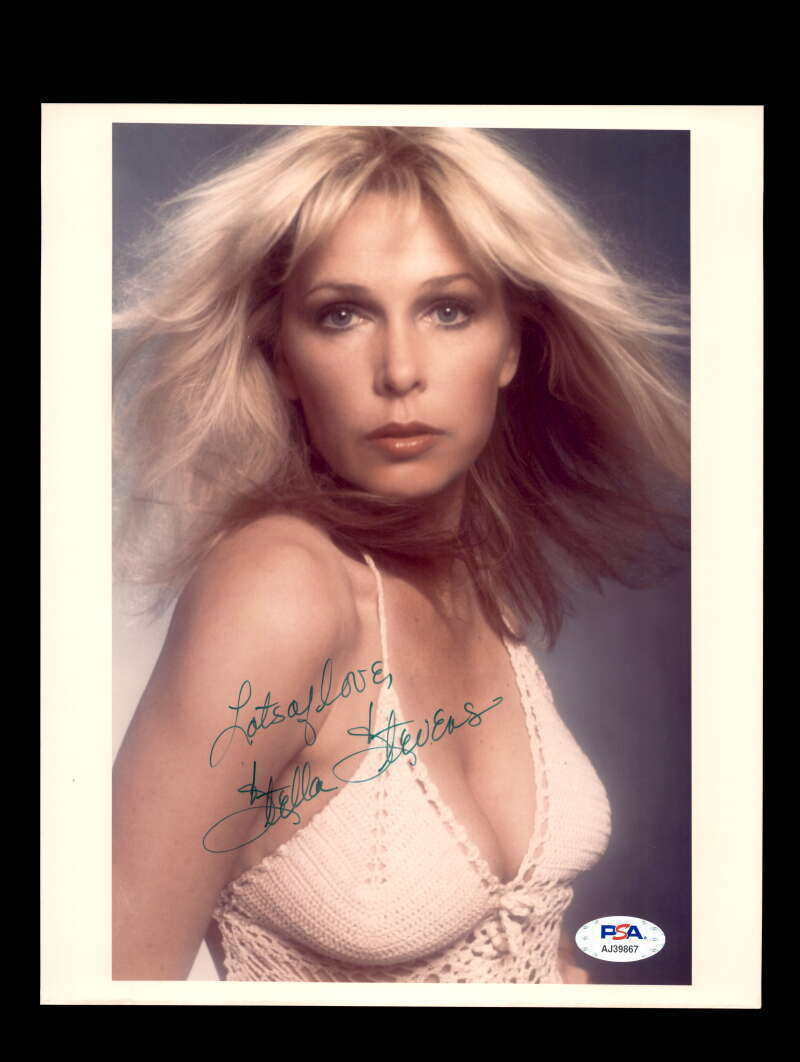 Stella Stevens PSA DNA Coa Signed 8x10 Photo Poster painting Autograph