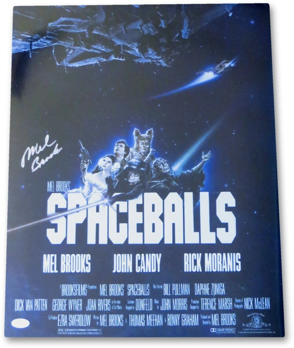 Mel Brooks Signed Autographed 16X20 Photo Poster painting Spaceballs Director JSA KK94277