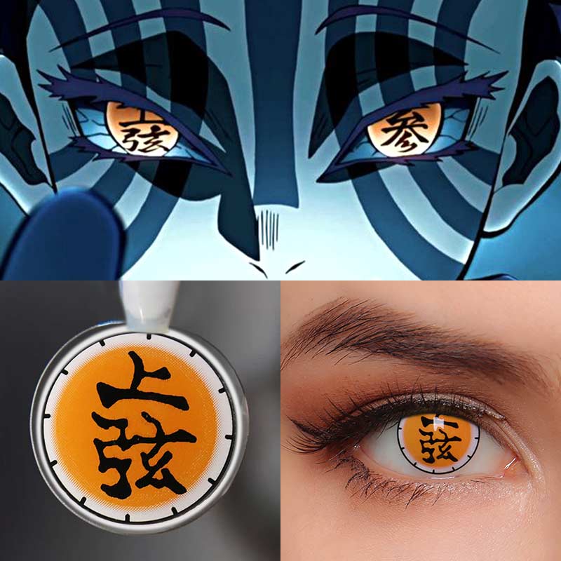 Demon Slayer Akaza Cosplay Contact Lenses