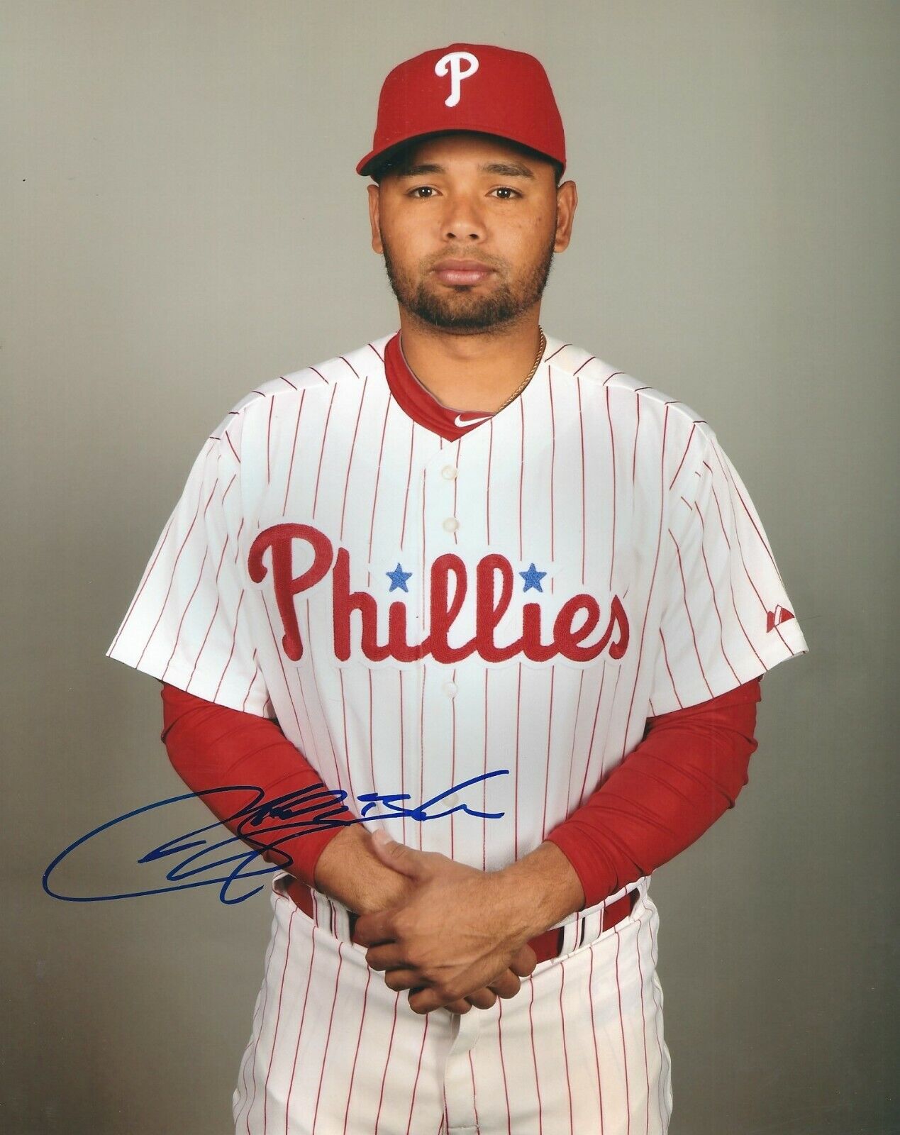 Autographed ANDRES BLANCO 8x10 Philadelphia Phillies Photo Poster painting -COA