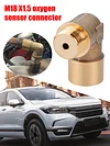 90 Degree Catalytic Converter M18x1.5 Extension Spacer for Checking Engine Light