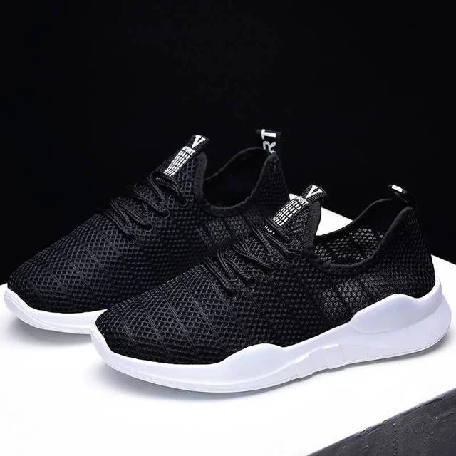 Hot Selling Summer New Style Women's Outdoor Sneakers Comfortable Breathable Hollow Casual Shoes Sports Mesh Womans White Shoes