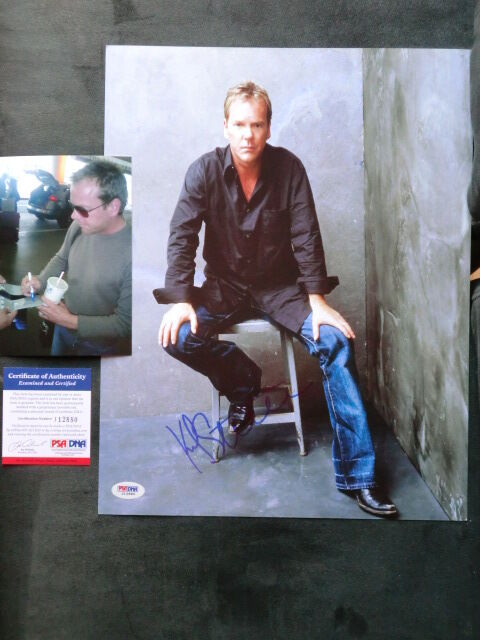 Kiefer Sutherland Hot! signed autographed 11x14 Photo Poster painting PSA/DNA cert PROOF!!