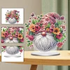 [Stock limit&eacute; - Bricolage 5D]Ornement de bureau de gnome de printemps-simple c&ocirc;t&eacute; perceuse-diamant