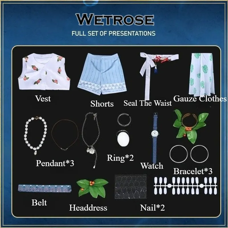[Wetrose] Pre-Order Identity V Midsummer Light Photographer Joseph Desaulniers Game Outfit Cosplay Costume